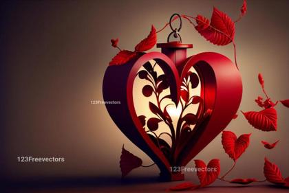 Beautiful Valentines Day Greeting Card Background