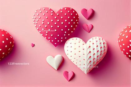 Embracing Love in Colors A Dive into Pink, Red, and White Heart Designs