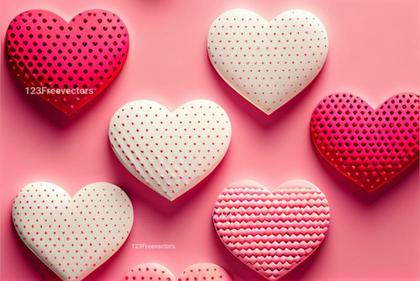 Embracing Love in Colors A Dive into Pink, Red, and White Heart Designs