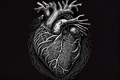Heart Line Art