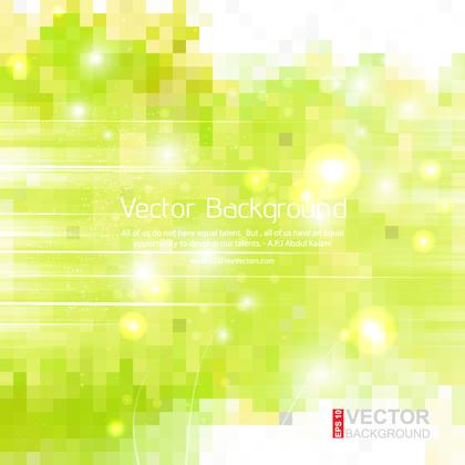 Yellow Green Abstract Square Background Clip Art