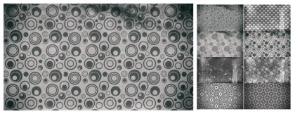 Gorgeous Grey Circle vintage effect Patterns Minimalism Redefined