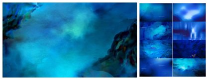 Immerse in Creativity: 50 Free High-Res Dark Blue Watercolor Backgrounds
