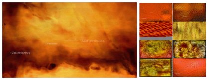 10+ Orange Glass Effect Painting Backgrounds and More
