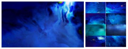 40 Captivating Dark Blue Watercolor Background Designs