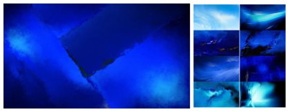 Discover the Artistry of Cool Blue Aquarelle Background Designs