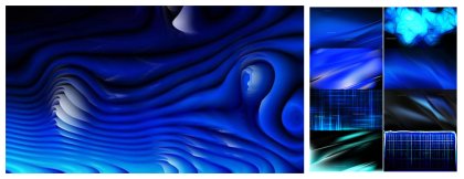 A Creative Collection of Cool Blue Background Designs