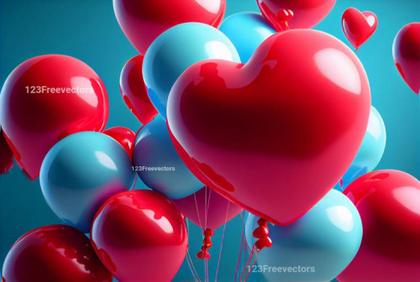 Balloons Valentines Day Greetings