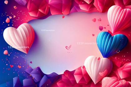 Valentines Day Holiday Background Greeting Card