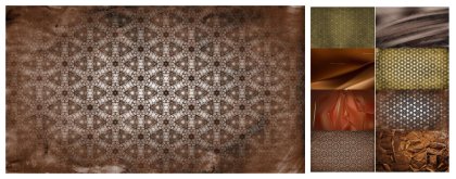 Earthy Allure: Dark Brown Designs from Wood to Shiny Diagonal Lines & Vintage Patterns
