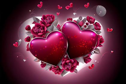 Intricate Blue Floral Heart Vectors: A Valentine’s Day Special
