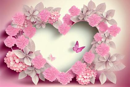 Intricate Blue Floral Heart Vectors: A Valentine’s Day Special