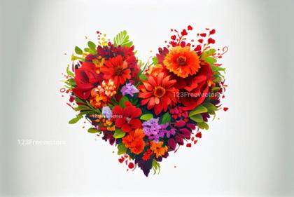 Celebrating Love with Heart-Shaped Bouquets