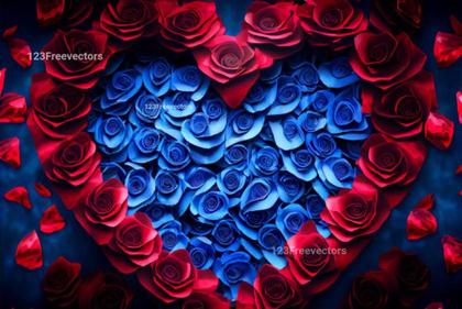 Natures Poetry: Bluebell Flowers Valentines Heart