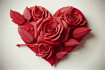 40 Mesmerizing Heart-Shaped Flower Backgrounds for Valentine’s Day