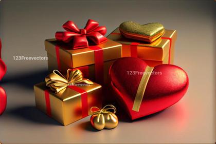 Spreading Love: Valentines Day Gift Backgrounds for Heartfelt Celebrations