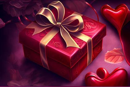 Spreading Love: Valentines Day Gift Backgrounds for Heartfelt Celebrations