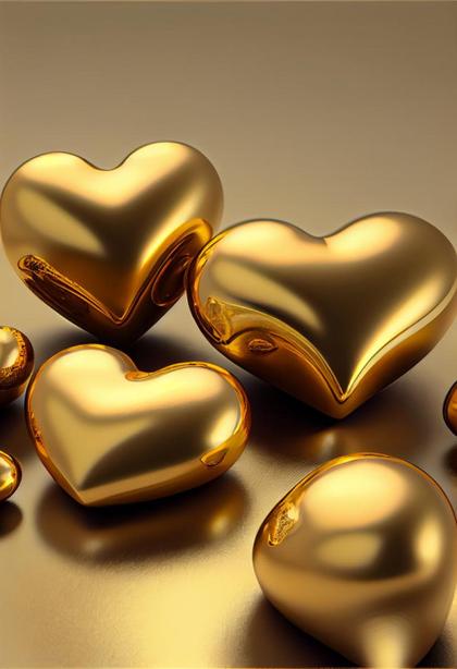 Glistening Gold: The Hearts True Essence
