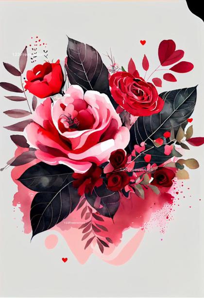 Express Love with Art: 48 Valentine’s Watercolor Heart Designs Available for Download