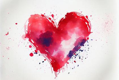 Express Love with Art: 48 Valentine’s Watercolor Heart Designs Available for Download