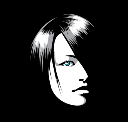 Beautiful Girl Face Illustrator