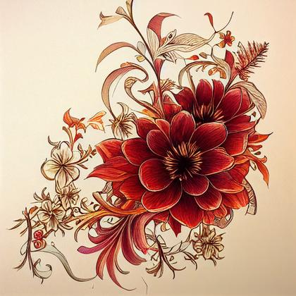 Nature’s Brushstroke: 10 Free Hand-Drawn Flower Backgrounds for Your Designs