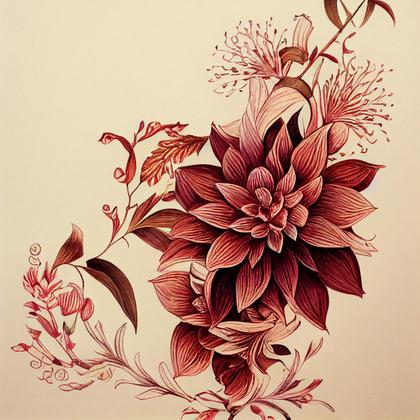 Free Download Hand Drawn Flower Background