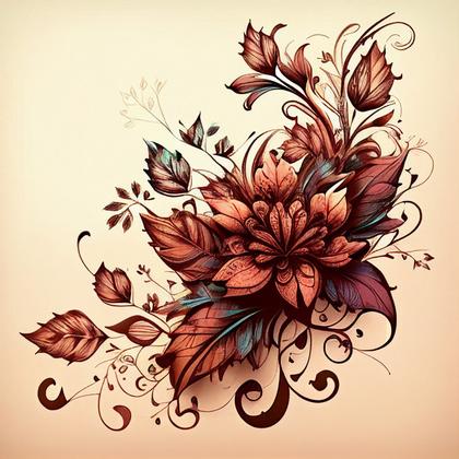 Free Download Hand Drawn Flower Background