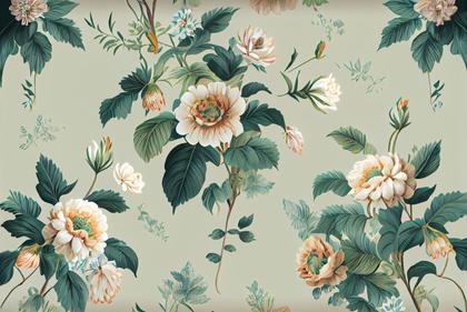 Free Download Flower Pattern Background Image