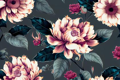 Free Download Flower Pattern Background