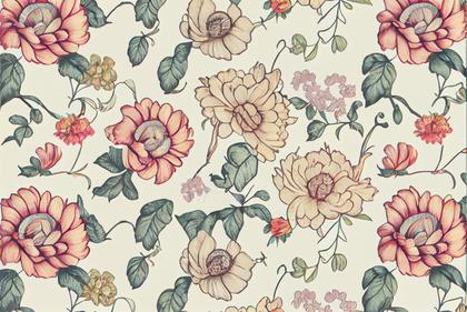 Free Download Flower Pattern Background