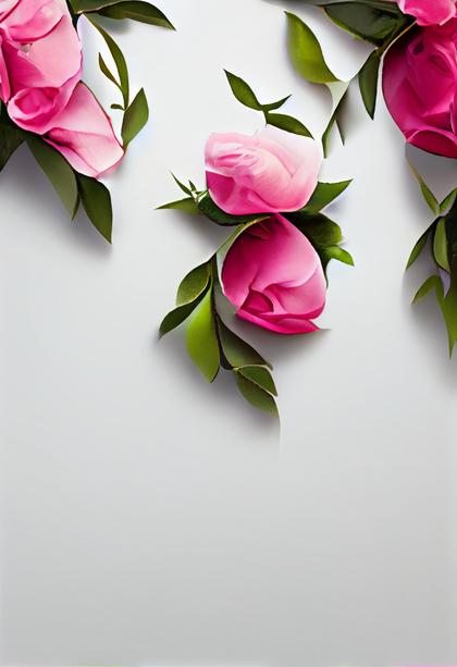 Free Download Rose Flower Card Background Image