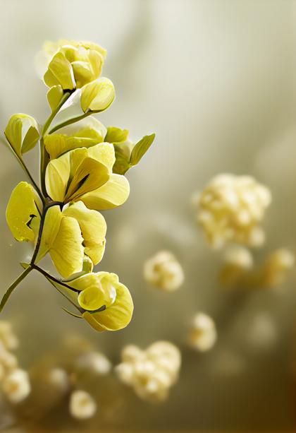 Cassia Fistula Flower Background Image