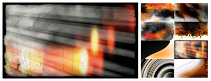 A Creative Collection: Orange Black and White Color Combos
