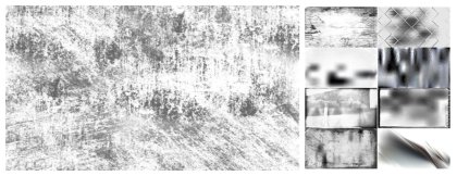 Exploring the Elegance: Grey and White Abstract Graphics