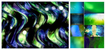 A Creative Collection of Blue and Green Design Backgrounds