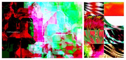 Color Combo Red and Green: A Vibrant Collection of Abstract Backgrounds and Textures