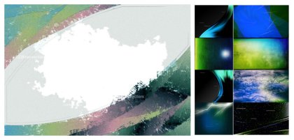 Discover the Mesmerizing Black Blue and Green Color Combo Collection