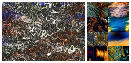 A Creative Collection of Blue Orange and Black Designs