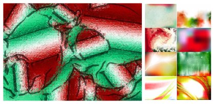 A Creative Collection: Red Green and White Color Combo Designs