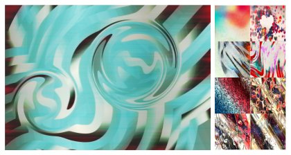 A Creative Collection of Beige Red and Blue Designs: Abstract Backgrounds, Textures, and More