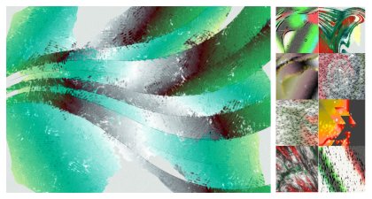 Vibrant Fusion: A Creative Collection of Red Green and Grey Design Backgrounds