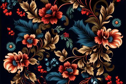 Free Download Flower Pattern Background