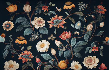 Free Download Flower Pattern Background Image