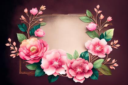 Pink Flower Background