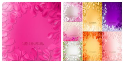 Exquisite Spectrum of Arc-Drop Background Designs