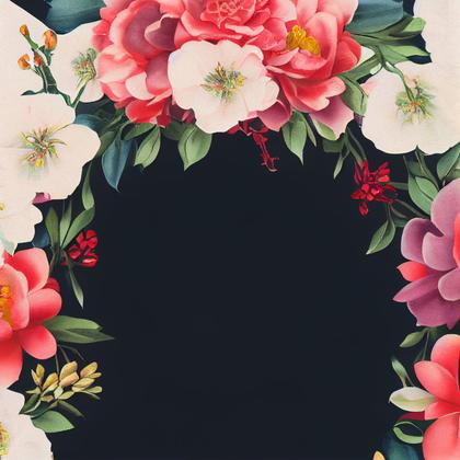 Flower Wedding Invitation