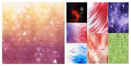 Exploring the Artistic Realm of Abstract and Geometric Backgroundt Vectors