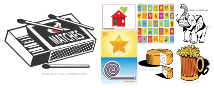 A Versatile Collection of Vibrant Vector Clip Art