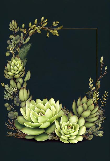 13 Free Succulent Wedding Invitation Cards Designs You’ll Love